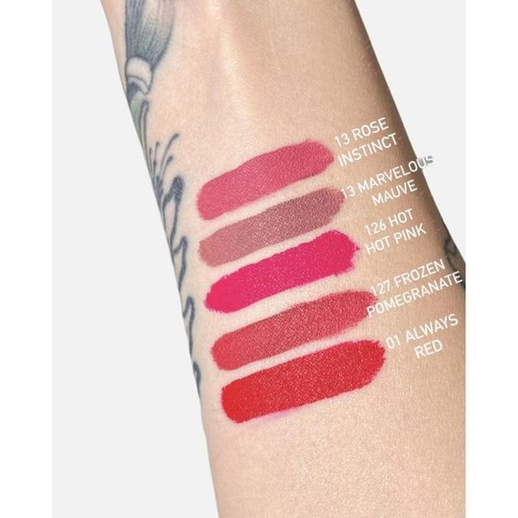 Жидкая матовая помада Sephora Cream Lip stain - 01 Always Red (5 ml) | Зображення 1