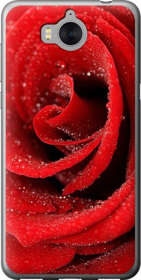 Чехол на Huawei Y5 2017 Красная роза "529u-992-17620"