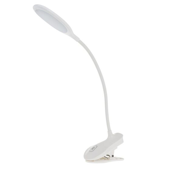 Настільна лампа на гнучкій ніжці з USB роз'ємом SL-100 5,5W WH
