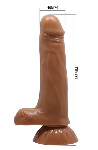 Фаллоимитатор на присоске с ротацией и возвратно поступательным движением BAILE - Easton, BW-008101E sexstyle | Зображення 5