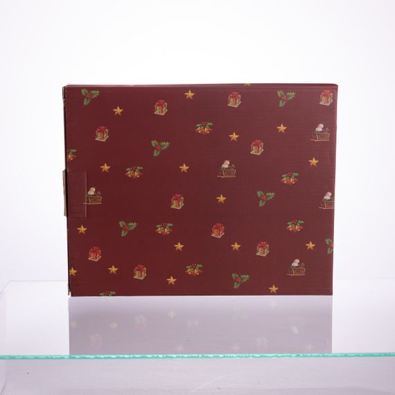 Сервірувальне новорічне блюдо для закусок Christmas 29×24×2 (см) порцеляна HP-SDHK-17 | Зображення 5