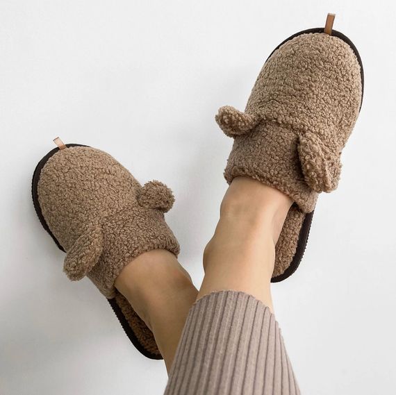 Домашні тапочки Teddi 586973 Коричневі 36-37 40 41