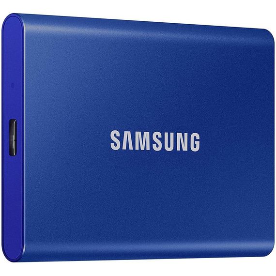 SSD накопичувач Samsung T7 1TB USB 3.2 GEN.2 Blue (MU-PC1T0H/WW) | Зображення 1
