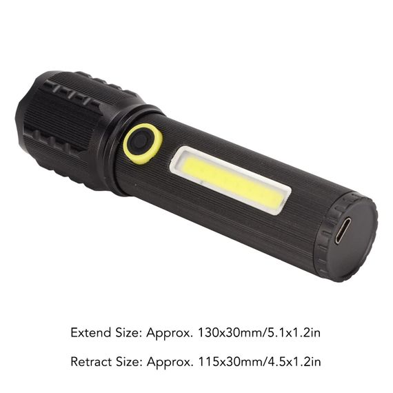 Ручний ліхтар із боковим підсвічуванням BL C63 COB+USB Charge ∙ Ліхтарик ручний BL-C63 COB із USB-зарядкою | Зображення 5