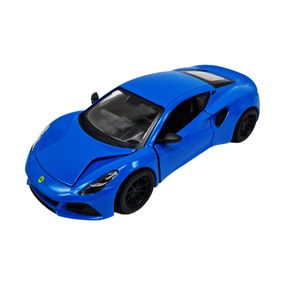 Инерционная машинка Lotus Emira Kinsmart KT5441W металлическая, 13 см Синий