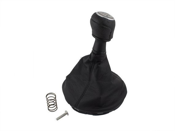 VW T5 / T6 (03-11) ручка КПП переключение передач + чехол + рамка 5 ступка серебряная, Т5 Т6 | Зображення 2