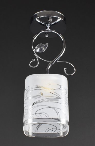 Люстра стельова на 1 лампочку 27753 Хром 30х10х10 см.