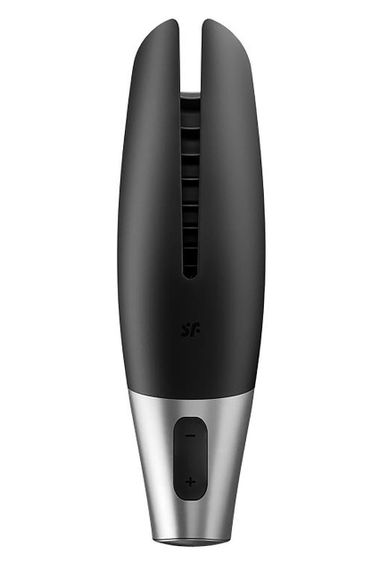 Смарт-мастурбатор Satisfyer Power Masturbator для використання на верхній половині пінису, чорний Sex Aura | Зображення 7