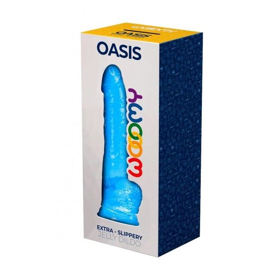 Фалоімітатор Wooomy Oasis, з присоскою, довжина 20,6 см, діаметр 4,5 см | Зображення 1