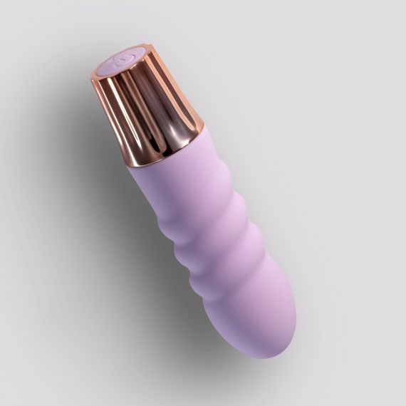 Міні-вібратор CRUSHIOUS Mellow Bubbles, лавандовий, 11 х 2,8 см Sex Aura | Зображення 5