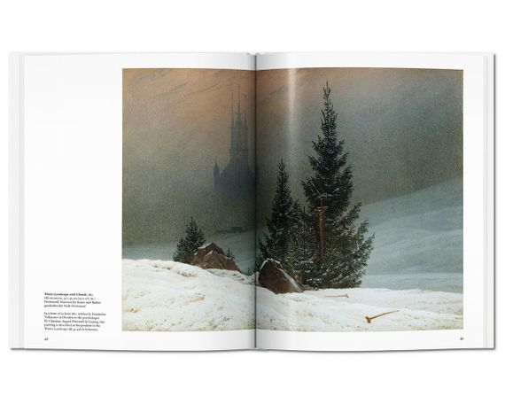 Книги с картинами художников Каспар Давид Фридрих Friedrich. Norbert Wolf, Taschen книга об искусстве живописи | Зображення 6