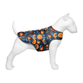 Курточка-накидка для собак WAUDOG Clothes, маляток "Апельсини", XL, А 47 см, B 68-80 см, C 42-52 см