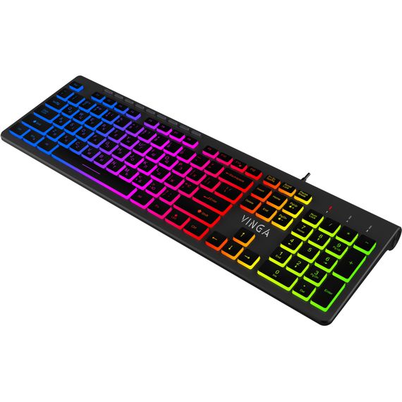 Клавіатура Vinga KB-460 Black | Зображення 1