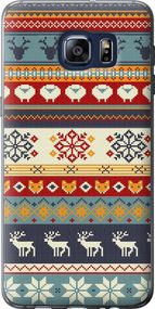 Чехол на Samsung Galaxy S6 Edge Plus G928 Рождественский орнамент "3303u-189-17620"