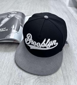 Кепка снепбек (Snapback)  Brooklyn  NYС Чорний з сірим 56-61р (9032)