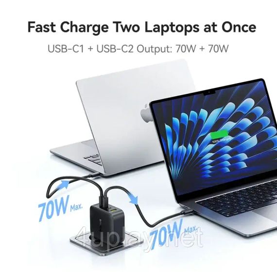 Зарядний пристрій Baseus EnerFill FH11 GaN E0121J Black | Зображення 2