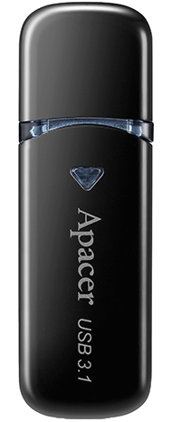 USB флеш накопичувач Apacer 32GB AH355 Black USB 3.0 (AP32GAH355B-1)