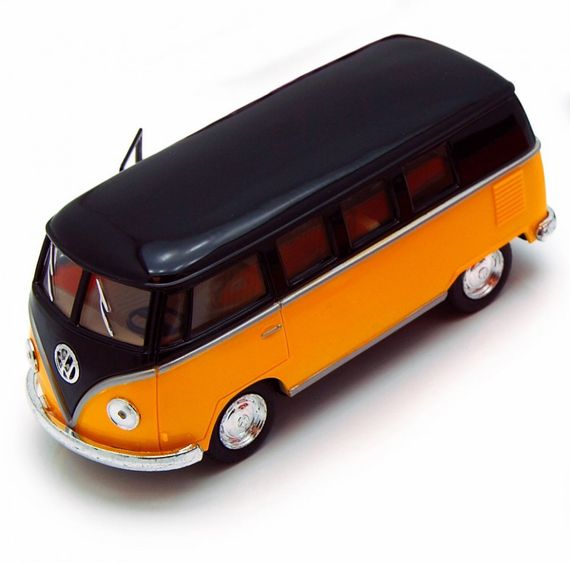 Модель автобус KT5376W Volkswagen T2 BUS  Помаранчевий
