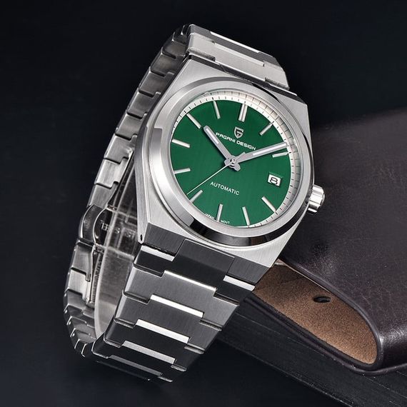 Чоловічий годинник Pagani Design PD-1753 Silver-Green | Зображення 1