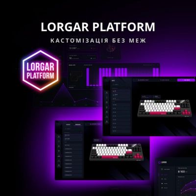 Клавиатура Lorgar KBP70TKLW Wireless TKL Mechanical Pro UA Black/Red (LRG-KBP70TKLW-BK-US) | Зображення 6