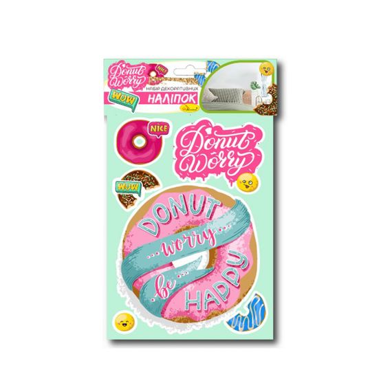 Набор декоративных наклеек А3 "Dont worry" НДН-03-4