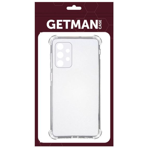 TPU чохол GETMAN Ease logo посилені кути Full Camera для Samsung Galaxy A52 4G / A52 5G / A52s Безбарвний (прозорий) | Зображення 5