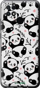 Чохол на Xiaomi Poco C40 Панди "4318u-2701-2448"