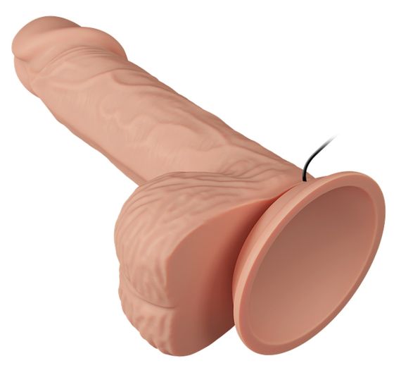Вибратор на присоске BAILE - Beautiful Catoblepas Vibration 8.1", BW-008106ZR Sex Aura | Зображення 6