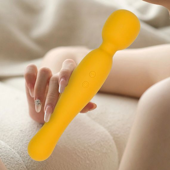 Вибратор-микрофон Sweet Em, жёлтый Sex Aura | Зображення 4