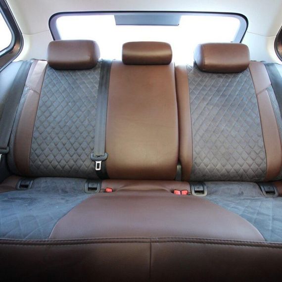 Чохли на сидіння з екошкіри та антари Dacia Logan 1 поколение 2008-2013 EMC-Elegant | Зображення 8