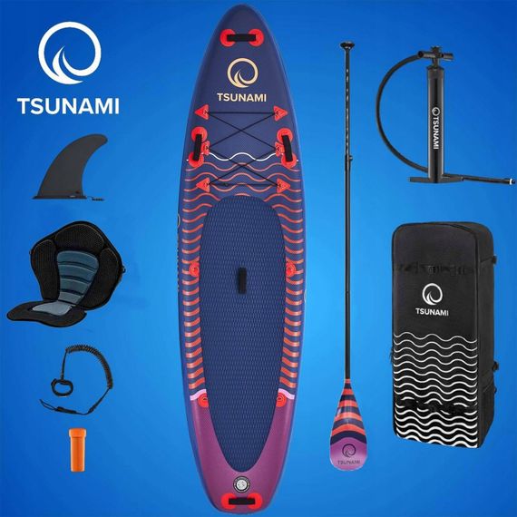 Надувна SUP дошка TSUNAMI 350 см із веслом Wave T05 (P-5907739314246) | Зображення 7