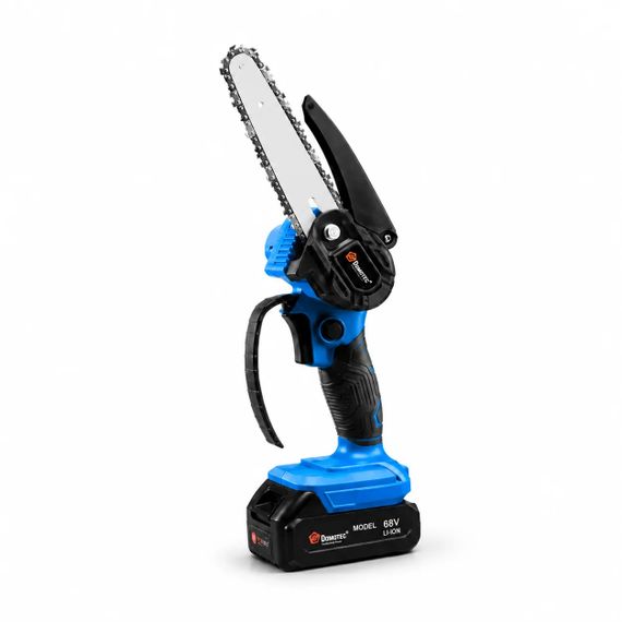 Акумуляторна ланцюгова міні-пилка DOMOTEC CHAIN SAW 6″ 68V 8Ah для обрізання гілок | Зображення 1