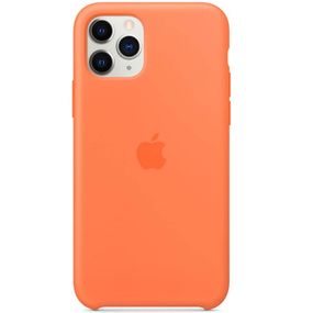 Чохол Silicone case (AAA) для Apple iPhone 11 Pro Max (6.5") Оранжевый / Vitamin C