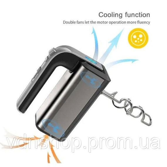 Міксер ручний потужний кухонний Domotec R.6664, Міксер для тіста на кекс побутовий кухонний HF-83 | Зображення 2