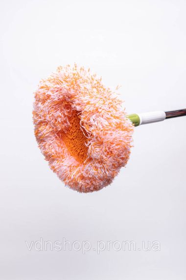 Швабра с телескопической ручкой и круглой сменной насадкой для уборки плитки, ламината и линолеума HP-35015-36 | Зображення 2