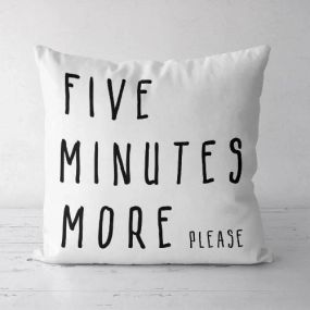 Подушка декоративная Soft Five minutes more please 45x45 см (45PST_URB028)