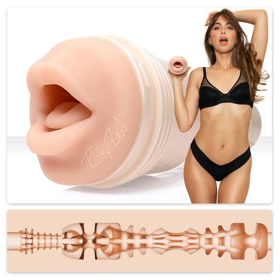 Мастурбатор Fleshlight Girls: Riley Reid - Insomnia, зі зліпка ротика, дуже ніжний Sex Aura