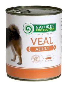 Корм Nature's Protection Adult Veal вологий з телятиною для дорослих собак всіх порід 400 гр