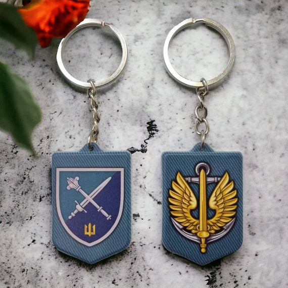 Брелок гумовий Командування морської піхоти | Зображення 1