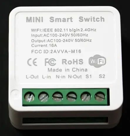 Умное wi-fi релле Smart Home 16A Беспроводной выключатель WiFi Smart Switch 16A | Зображення 3