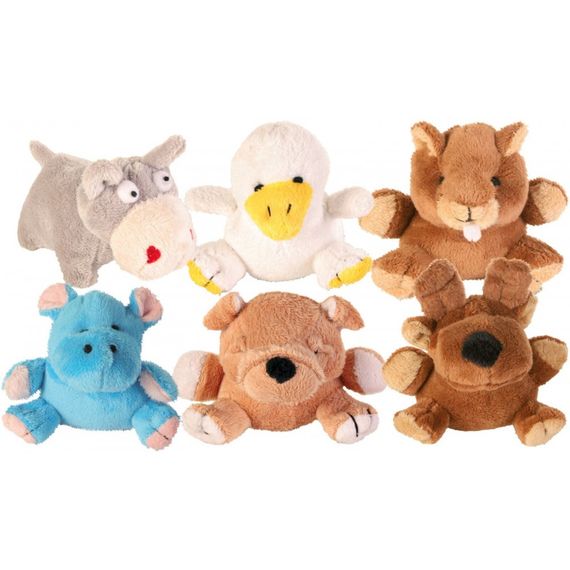 Іграшка Trixie для собак Тваринка міні зі звуком плюш 10-12 см | Зображення 1
