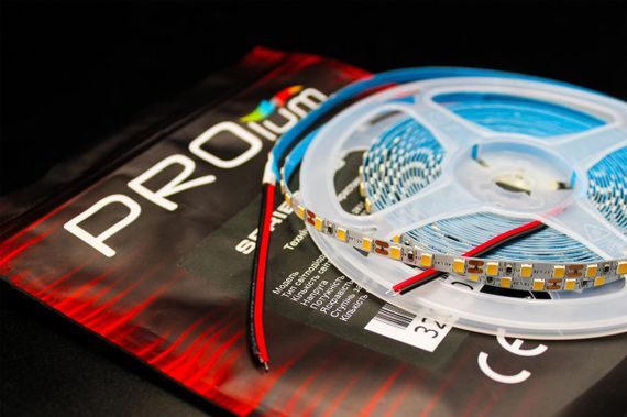 Світлодіодна LED стрічка PROLUM™ 5 ММ 12V 2835\120 IP20 Series "SG" Тепло-Білий (2800-3200K) | Зображення 4