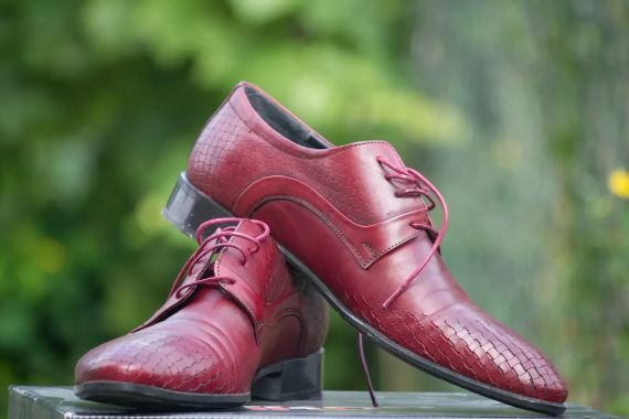 Червоні туфлі SHERLOCK 44 розмір | Зображення 7