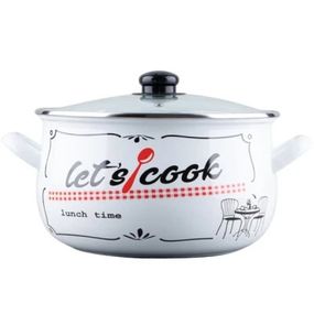 Каструля Gusto &quot;Давайте готувати&quot; Б 24 см 5,7 л (GT-T-124-LCW)