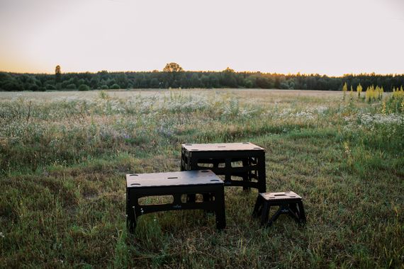 Стіл Tribe Camp Table Low чорний складаний, Похідний стіл трайб для кемпінгу, Стіл для риболовлі та пікніка | Зображення 9