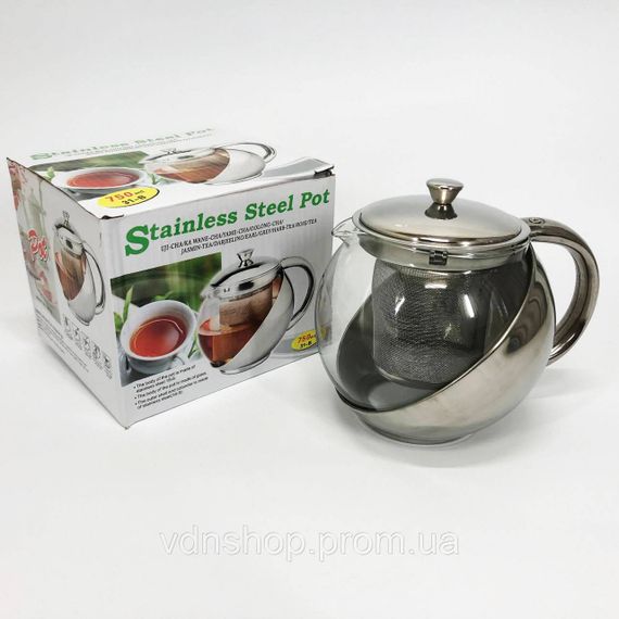 Красивый заварник UNIQUE, Стильный чайник для заварки, Эксклюзивные заварочные чайники DL-78 | Зображення 6