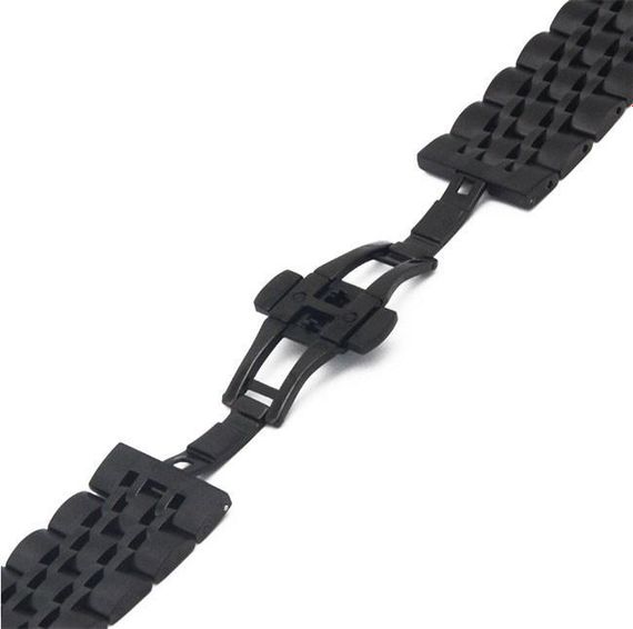 Металевий ремінець Primo Steel Link для годинника Apple Watch 42mm / 44mm / 45mm - Black | Зображення 3