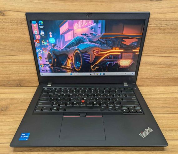Ультрабук Lenovo ThinkPad L14 Gen 2 / 14" (1920x1080) IPS / Intel Core i5-1135G7 (4 (8) ядра по 2.4 - 4.2 GHz) / 16 GB DDR4 / 500 GB SSD / Intel Iris Xe Graphics / WebCam / Windows 11 б/в + Подарунок Бездротова миша / USB | Зображення 1