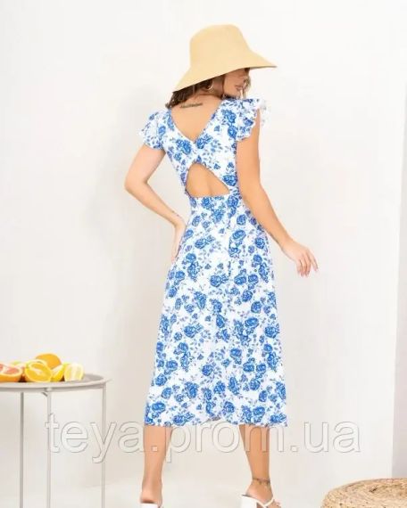 Плаття для жінок колір блакитний розмір M FI_008107 | Зображення 2