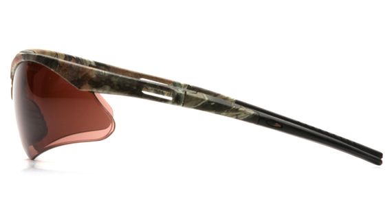 Окуляри захисні Pyramex Pmxtreme Camo (bronze) Anti-Fog, коричневі в камуфльованій оправі | Зображення 3